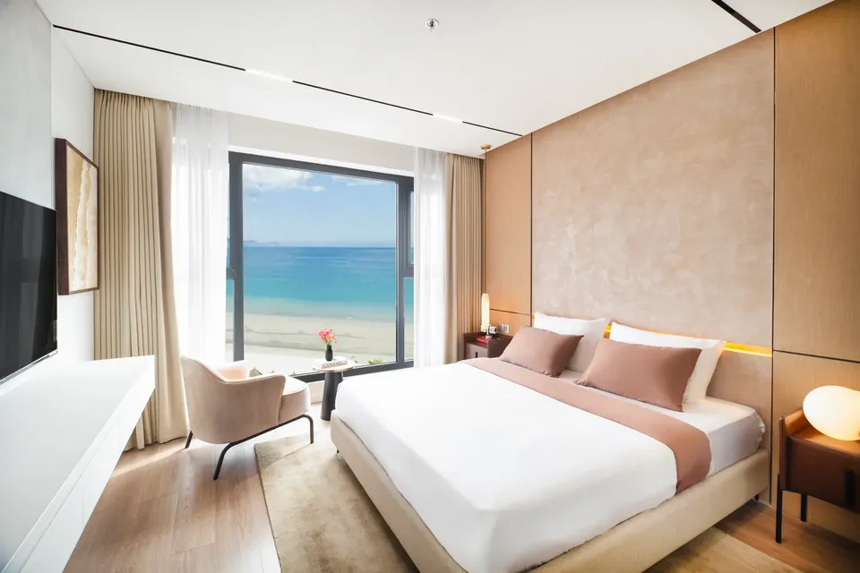 Ảnh thực tế phòng ngủ căn hộ mẫu tháp CT3